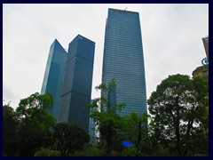 Leatop Plaza, Bank of Guangzhou Tower and Fortune Center.